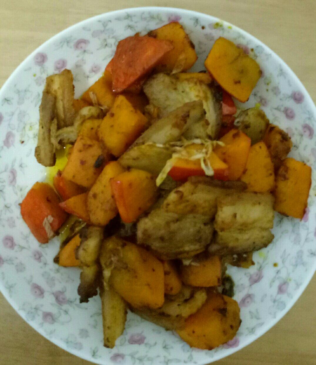 肉炒南瓜