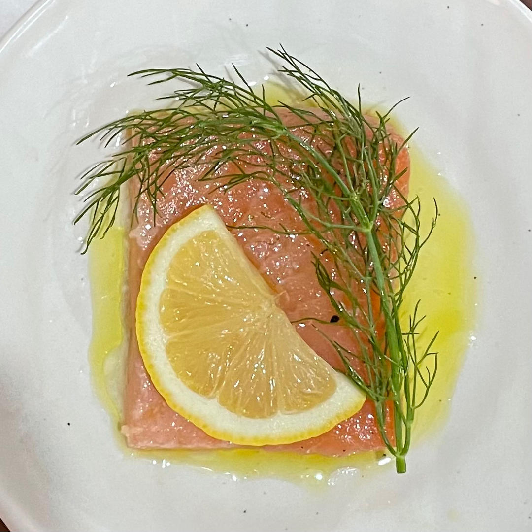 Confit salmon法式油封三文鱼（纪念日之主菜）