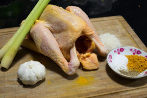 黄金海南鸡饭（无骨版）的做法 步骤1