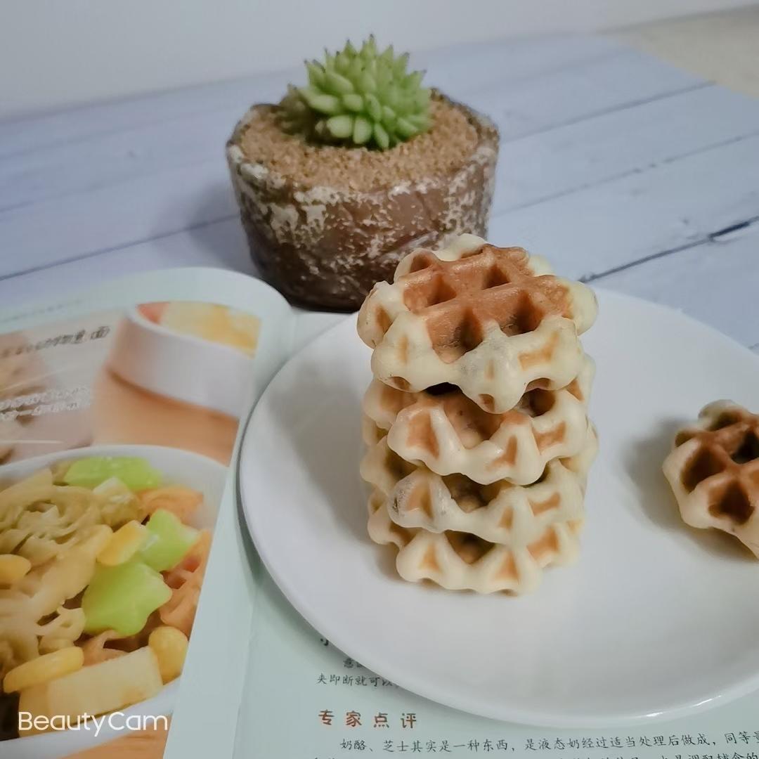 紫米华夫饼