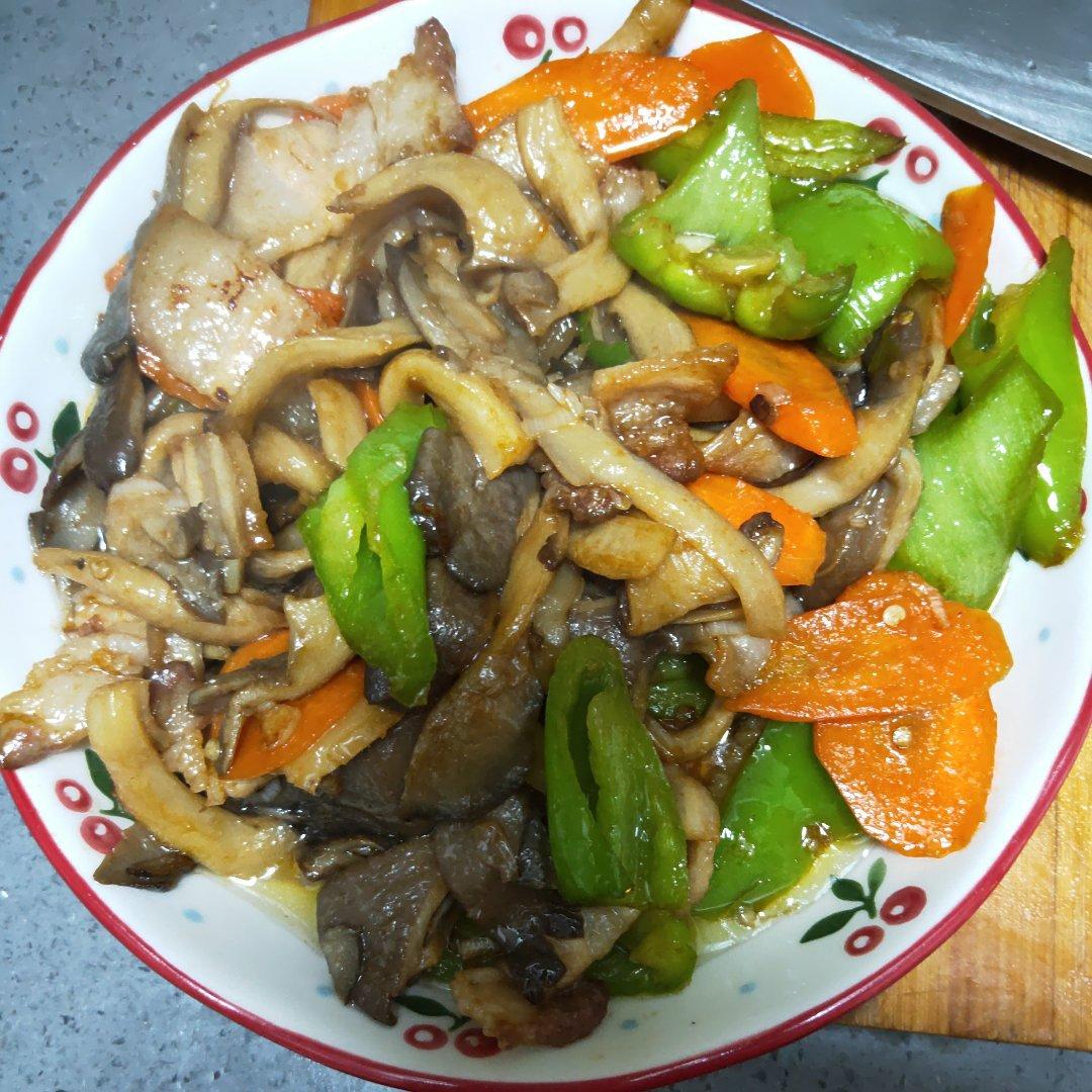 蚝油鲜蘑炒肉片