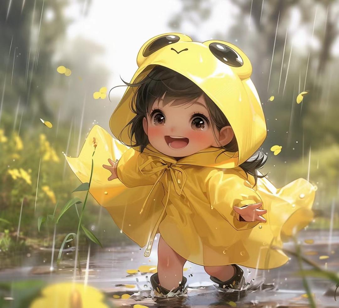 今天下雨了吧