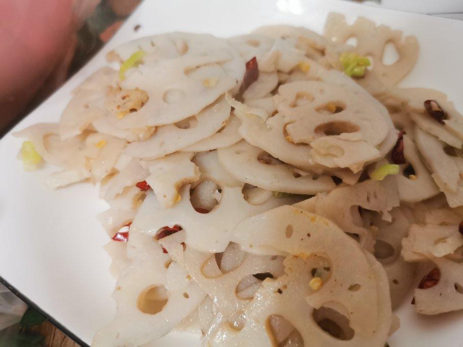 清炒藕片