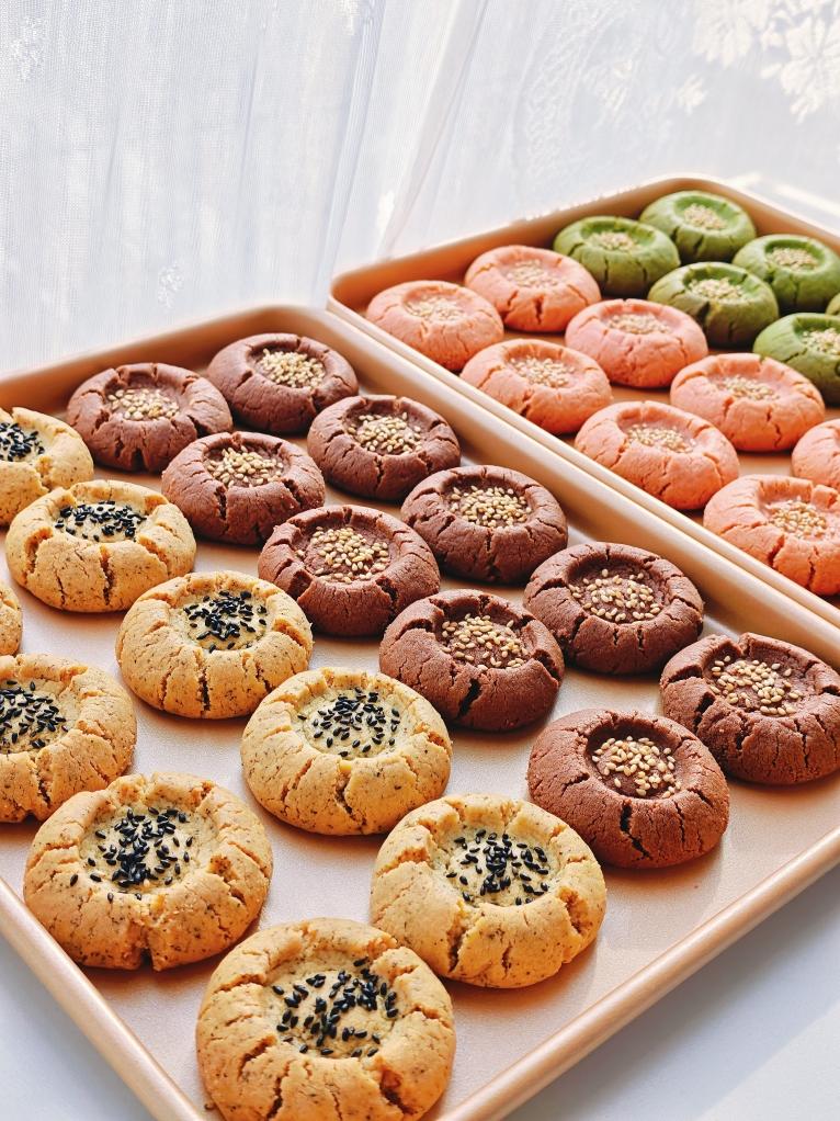 一个万能面团解锁四种口味小桃酥