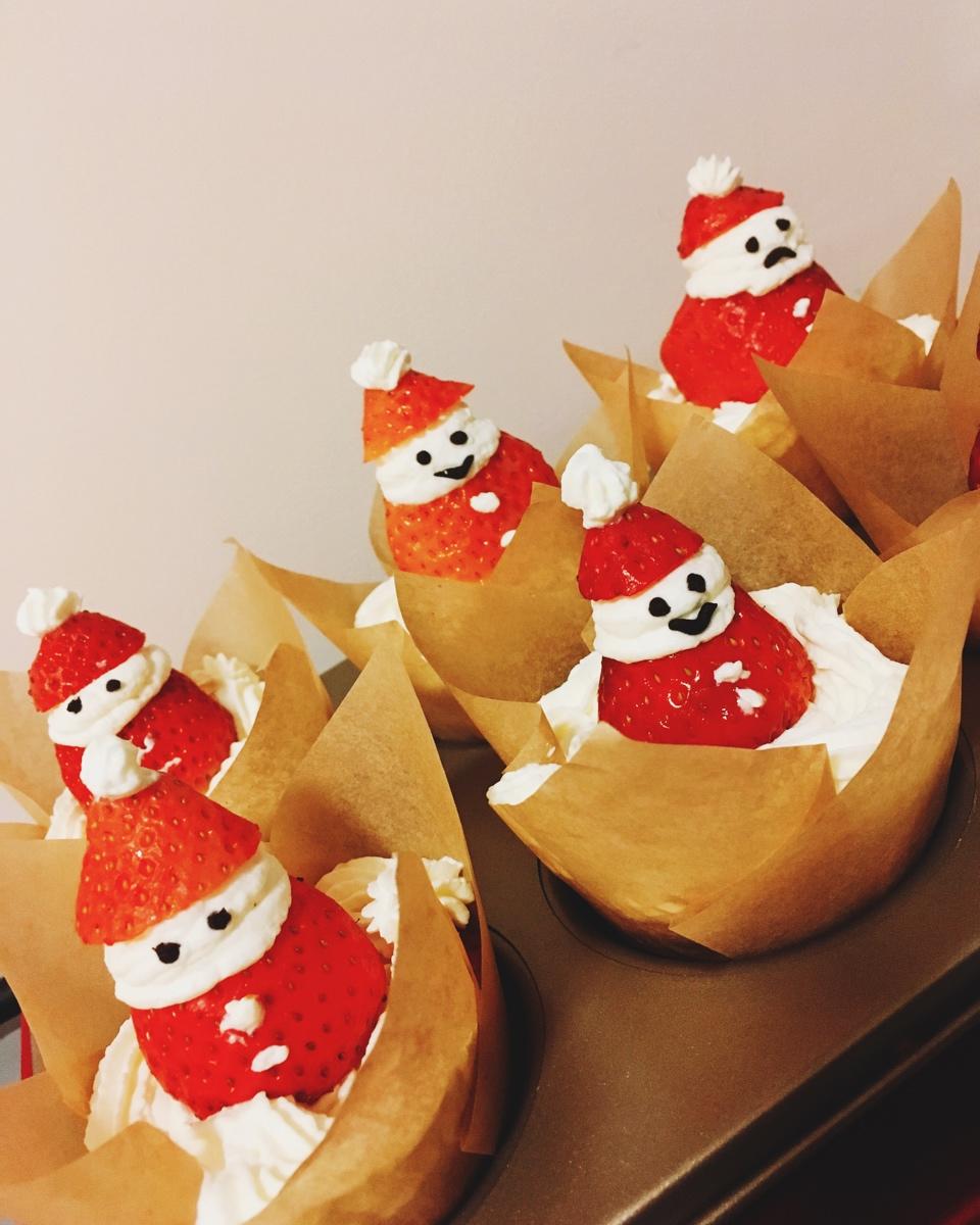 圣诞老人杯子蛋糕【曼达小馆】2016年圣诞Party专场