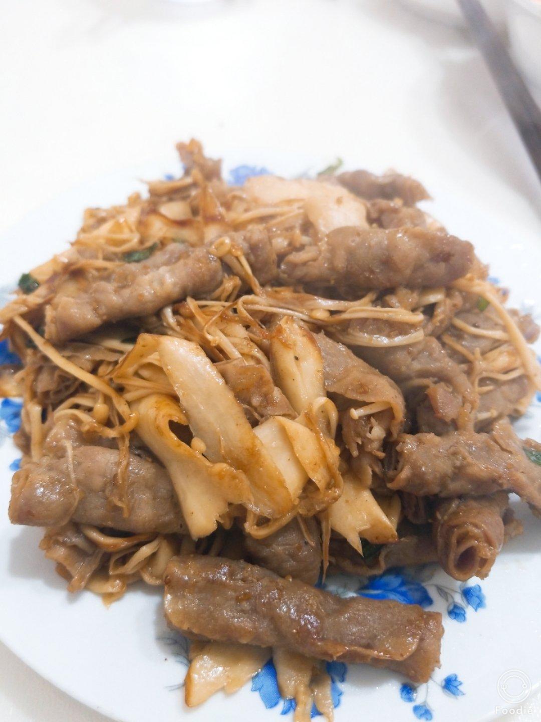 孜然杏鲍菇肥牛卷