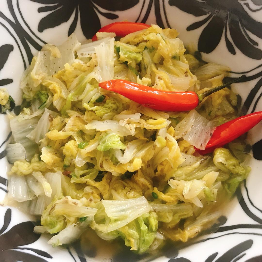 食物本身的味道—清炒白菜