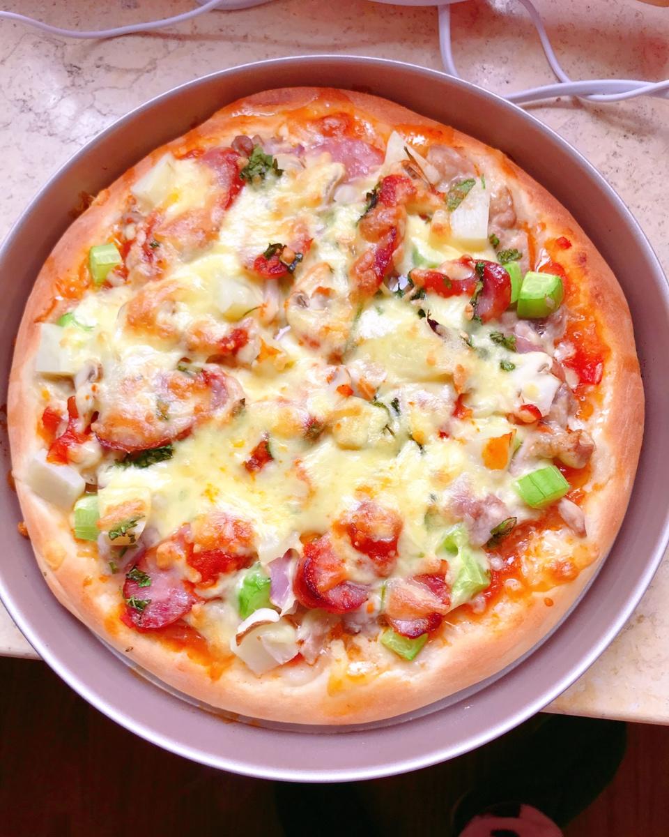 10寸厚底披萨饼底