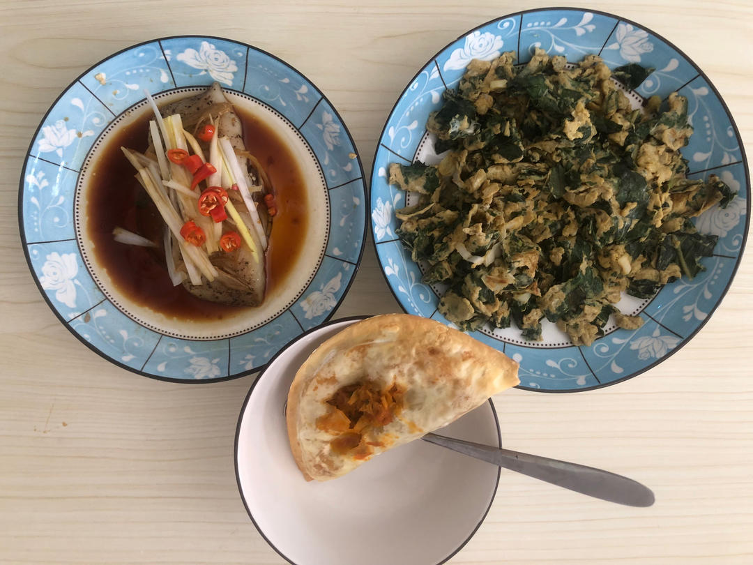 紫苏叶炒鸡蛋