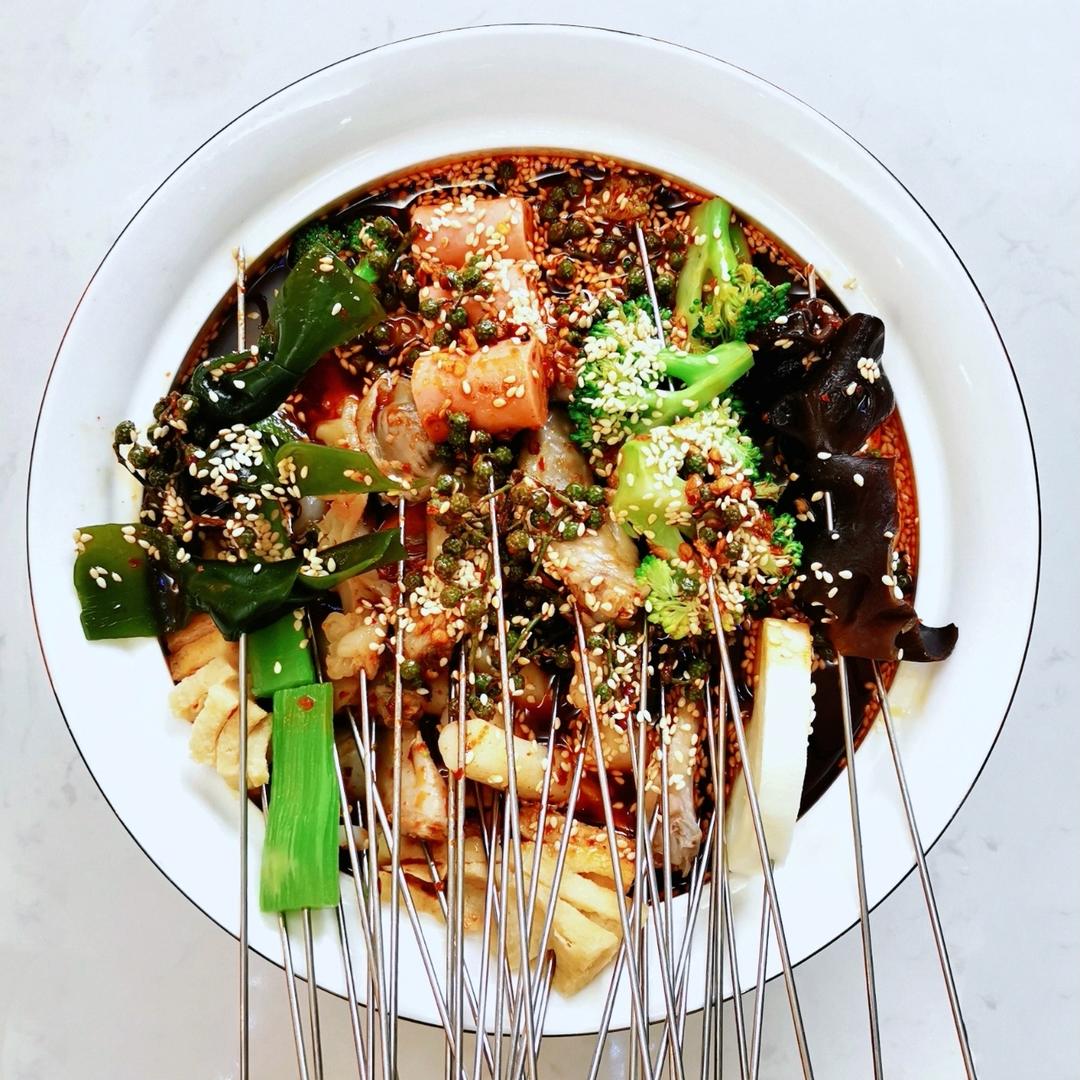 藤椒钵钵鸡冷串串