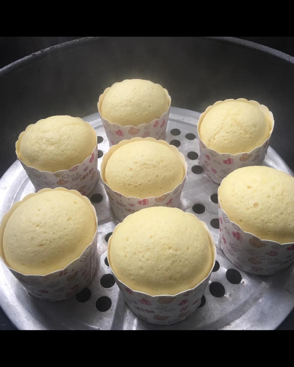 嘟妞baby做的蒸出来的蛋糕(简单版)