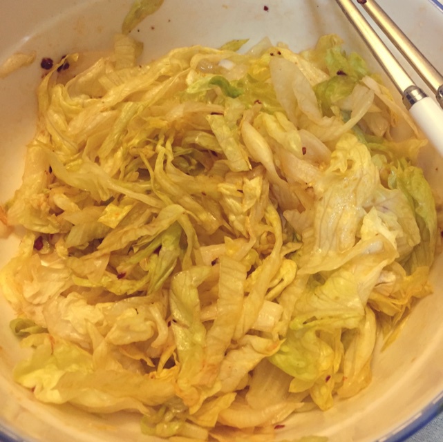 只有生菜的韩式生菜沙拉