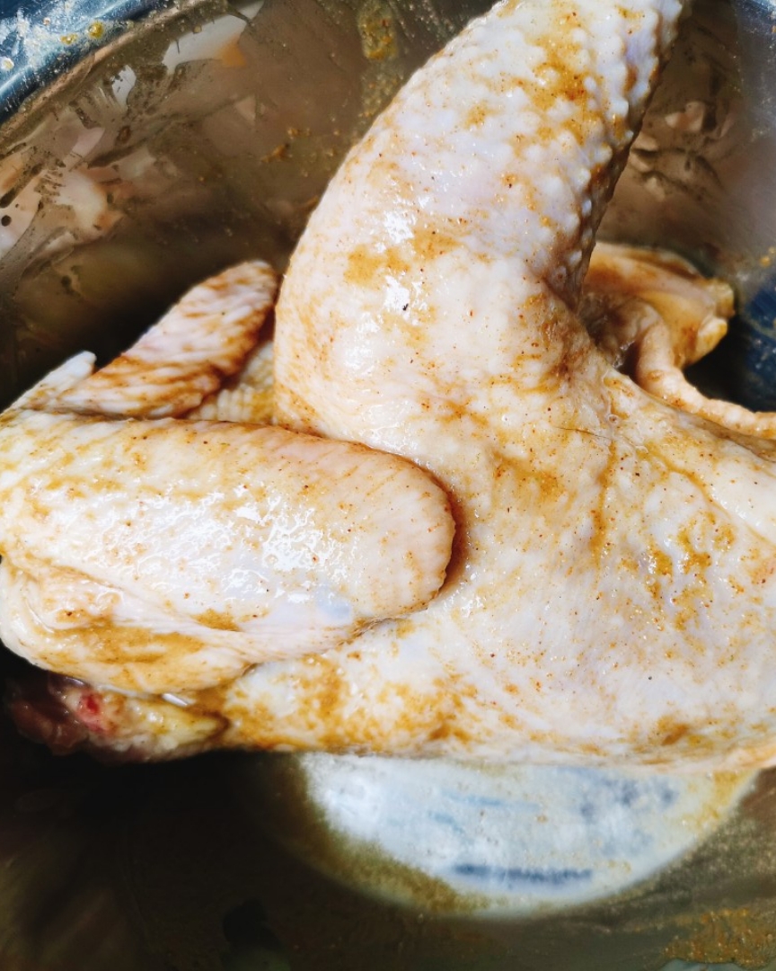 盐焗鸡（空气炸锅）的做法 步骤4