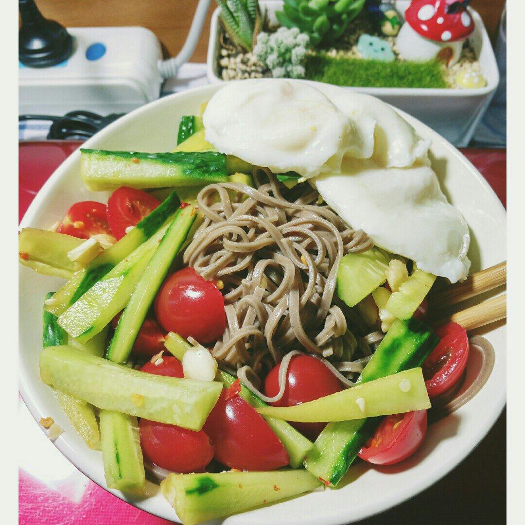 凉拌荞麦面（宿舍版）