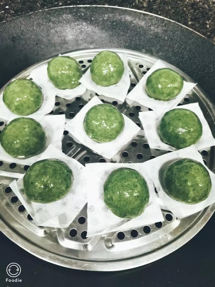 🔥超好吃肉松蛋黄青团-Q弹软糯不粘不塌