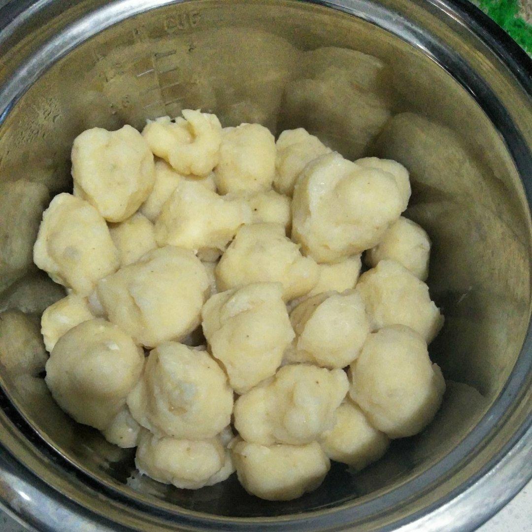 纯手工自制鱼丸