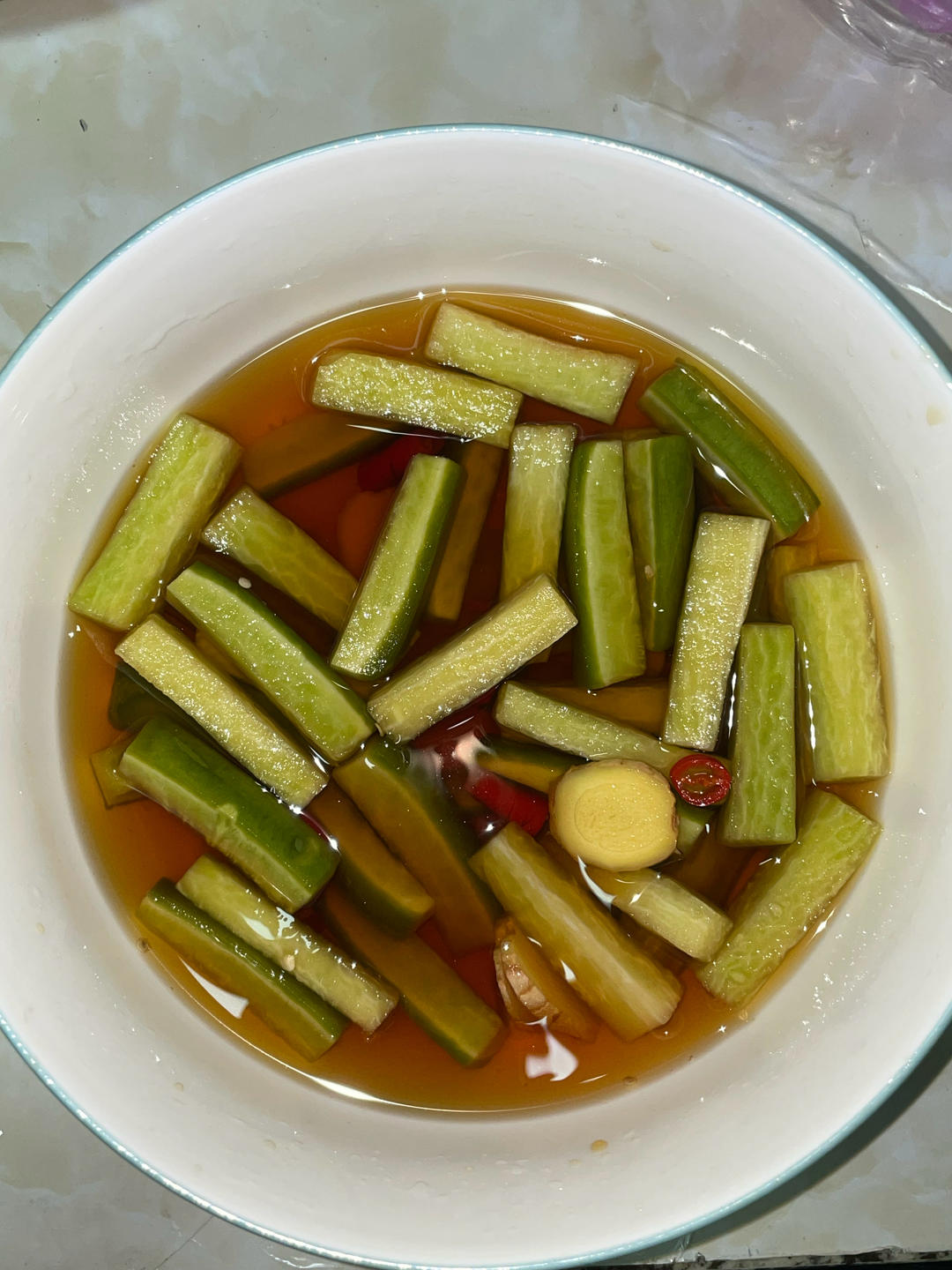 腌萝卜，酸甜爽口