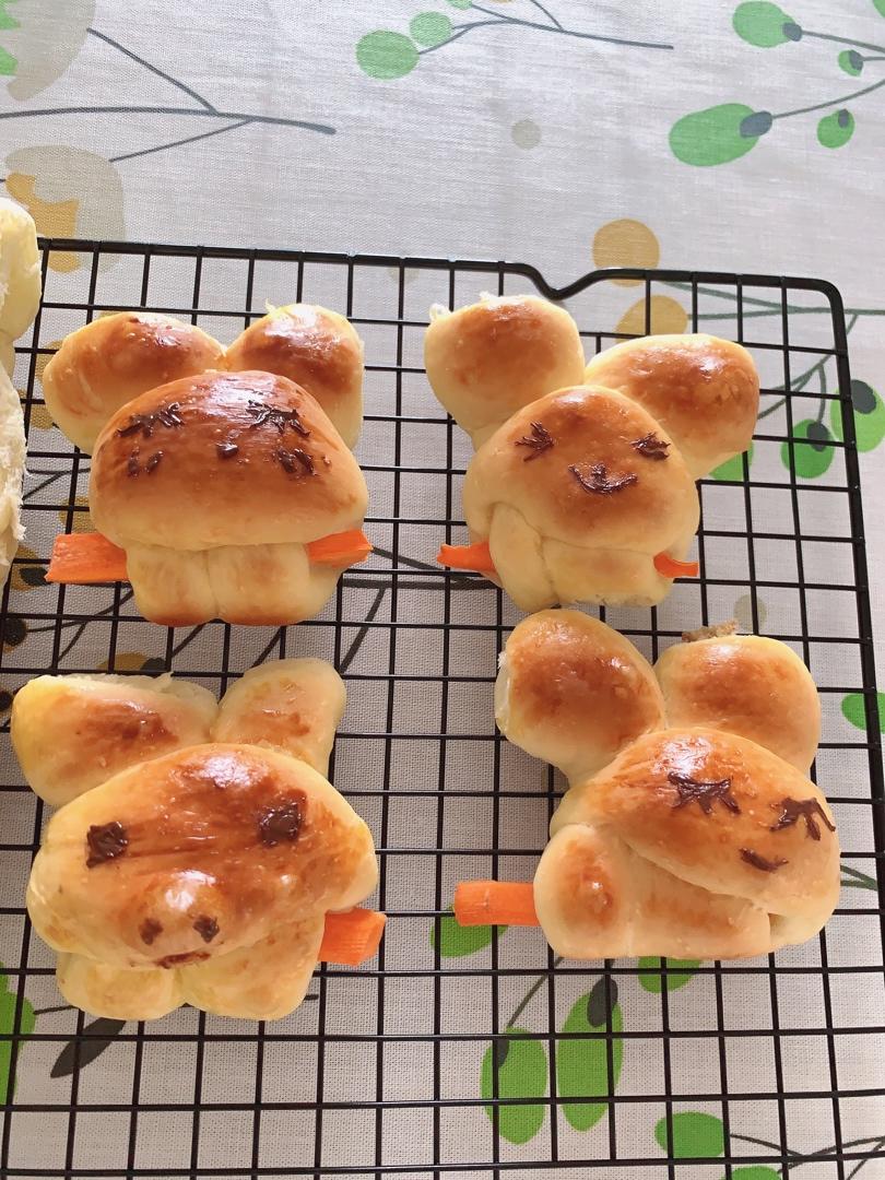 萌萌哒小兔子面包