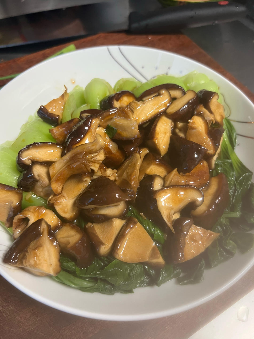 蚝油香菇小油菜