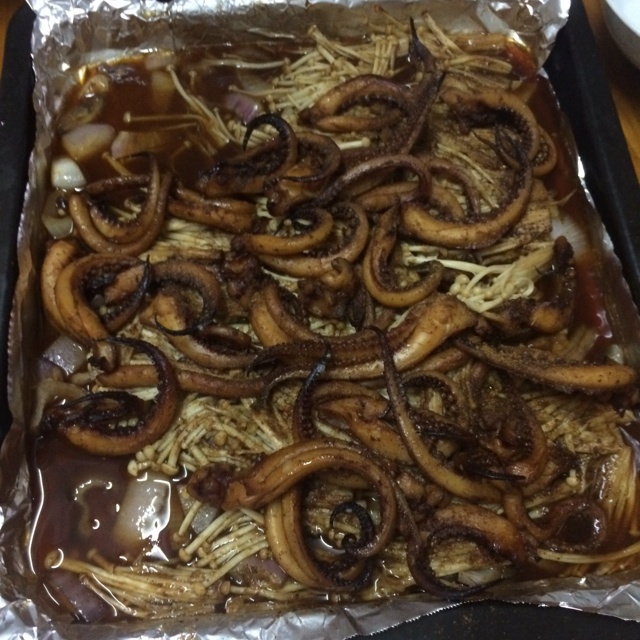 美味烤鱿鱼