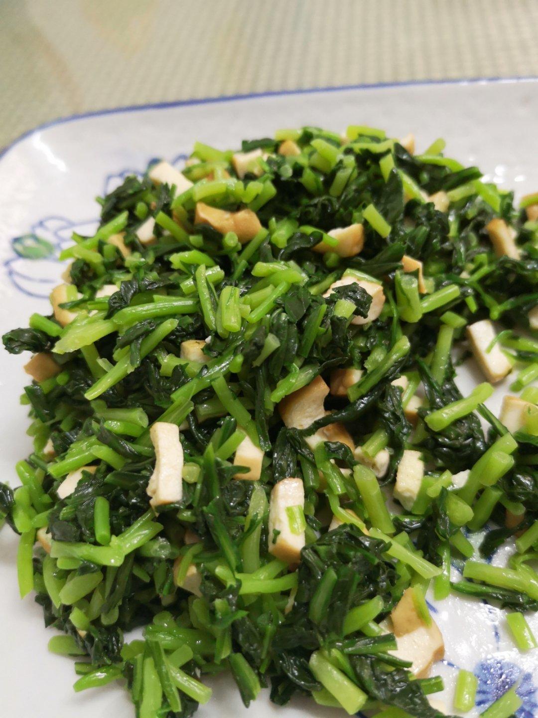 江南春天之马兰头拌香干