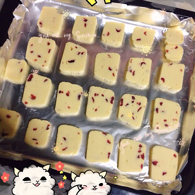 抹茶蔓越莓饼干