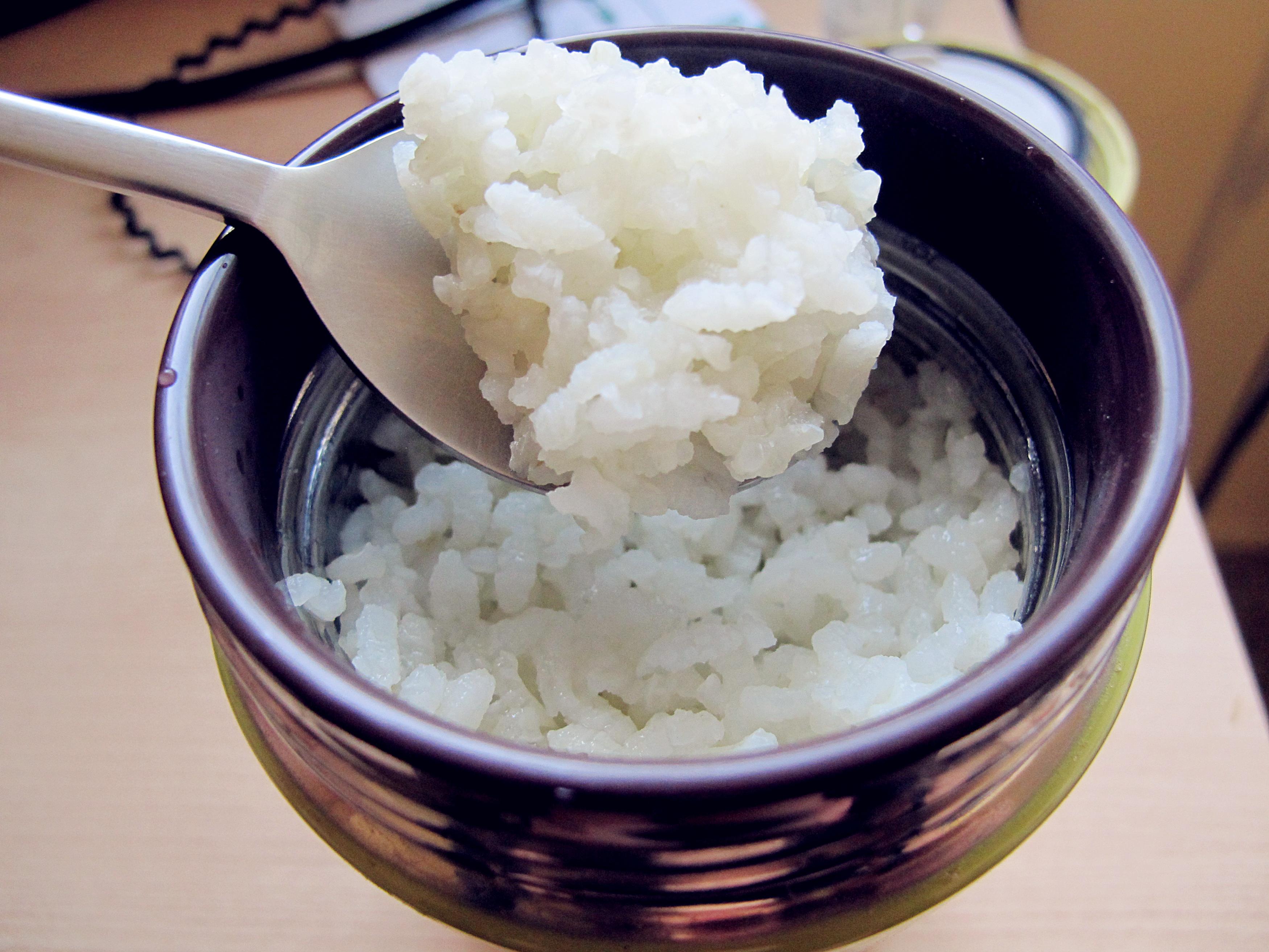 绿米饭（绿梗米）焖烧罐的做法