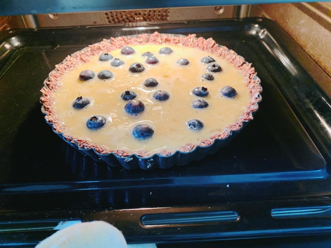 蓝莓香蕉燕麦塔