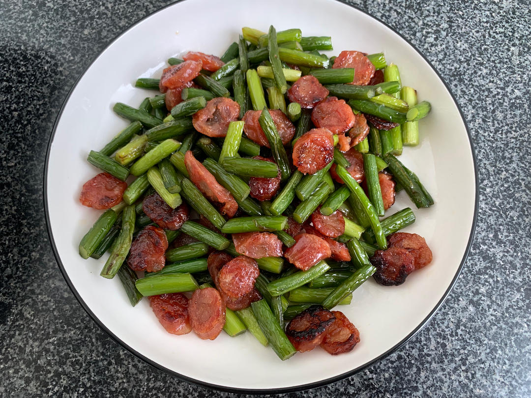 蒜薹炒腊肠