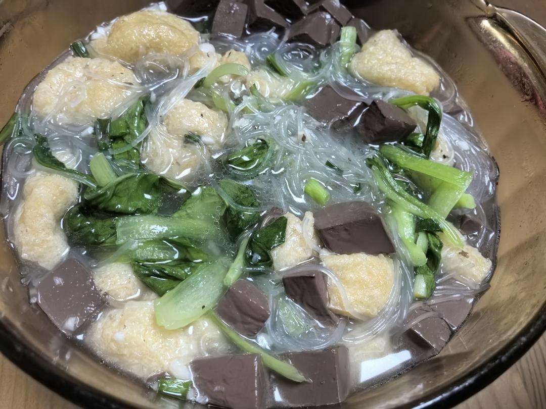 鸭血粉丝汤（无浓汤宝）