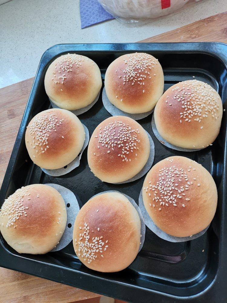 汉堡胚面包餐包（视频夏季轻松快速手揉手套膜方法）