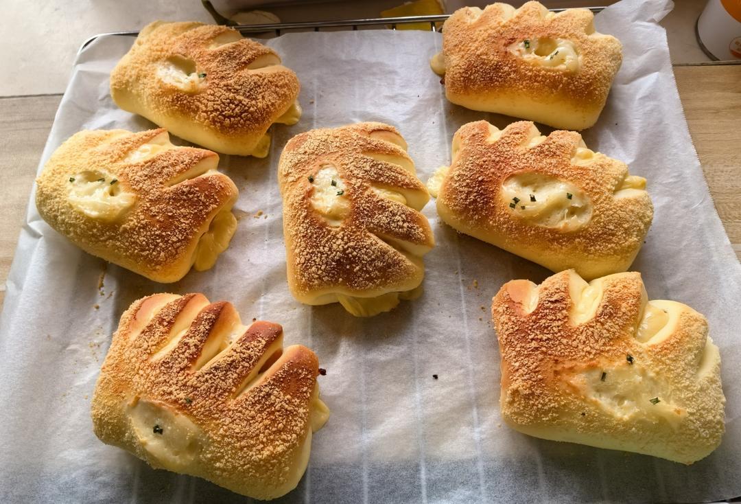 直接法万能面团－培根芝士包