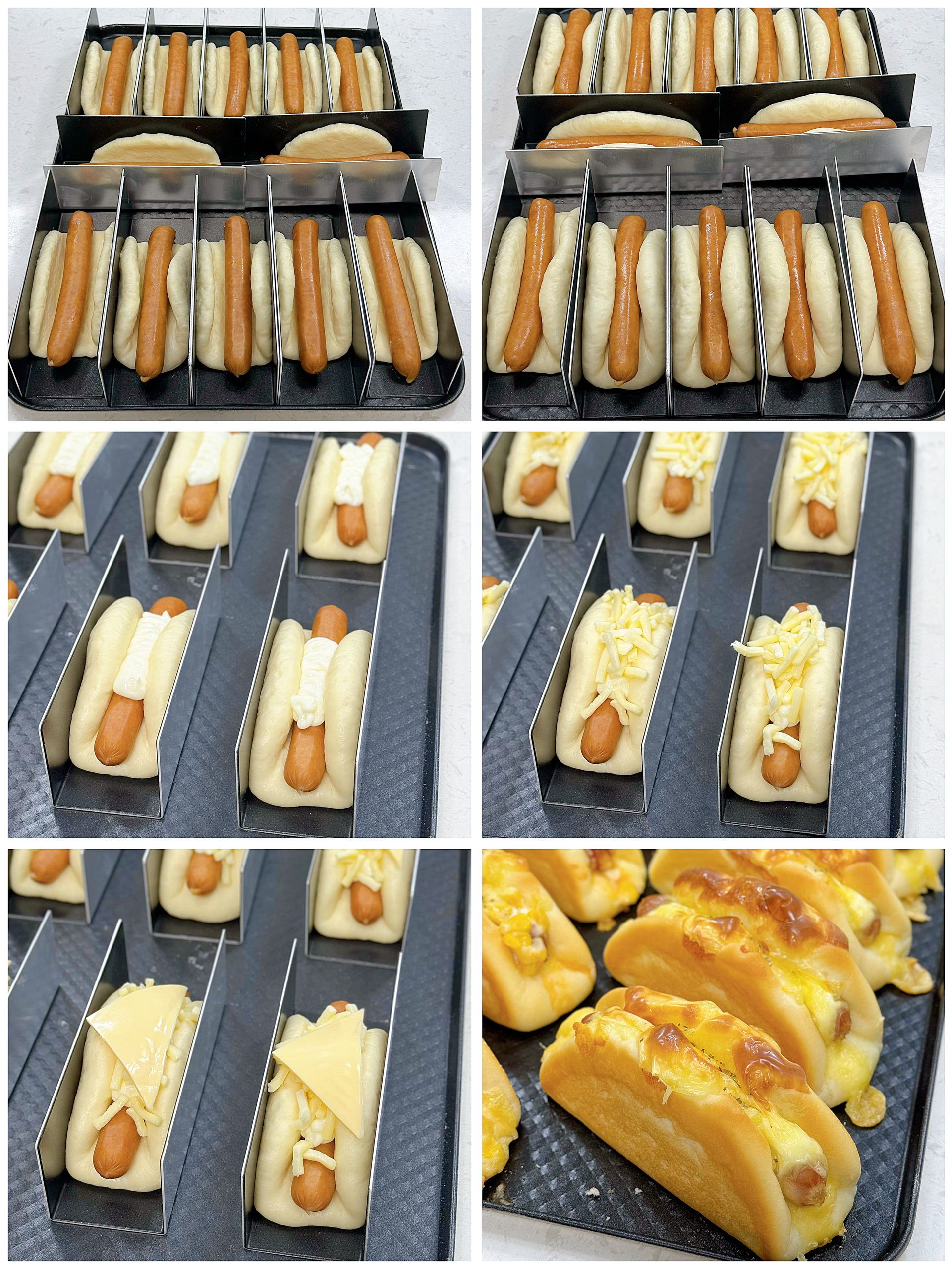 玉米芝士香肠面包🌭的做法 步骤3