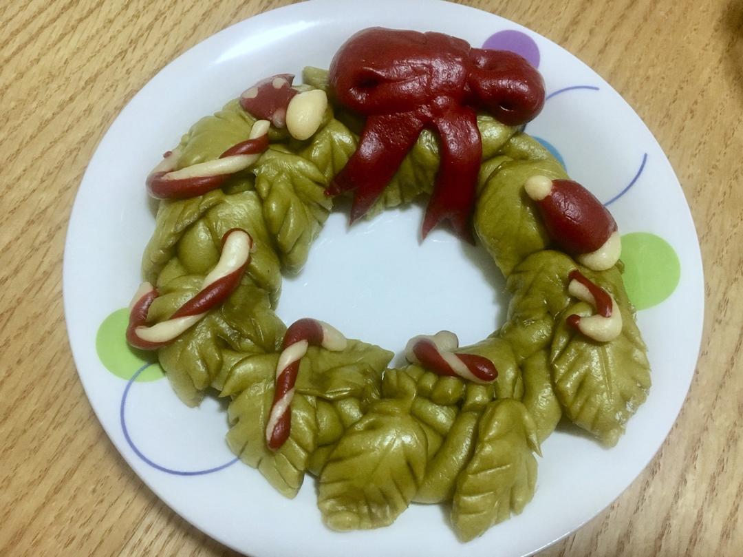 馒头版圣诞花环