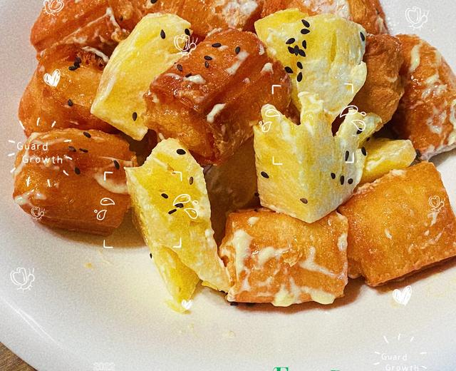 菠萝油条虾(酒店配方)
