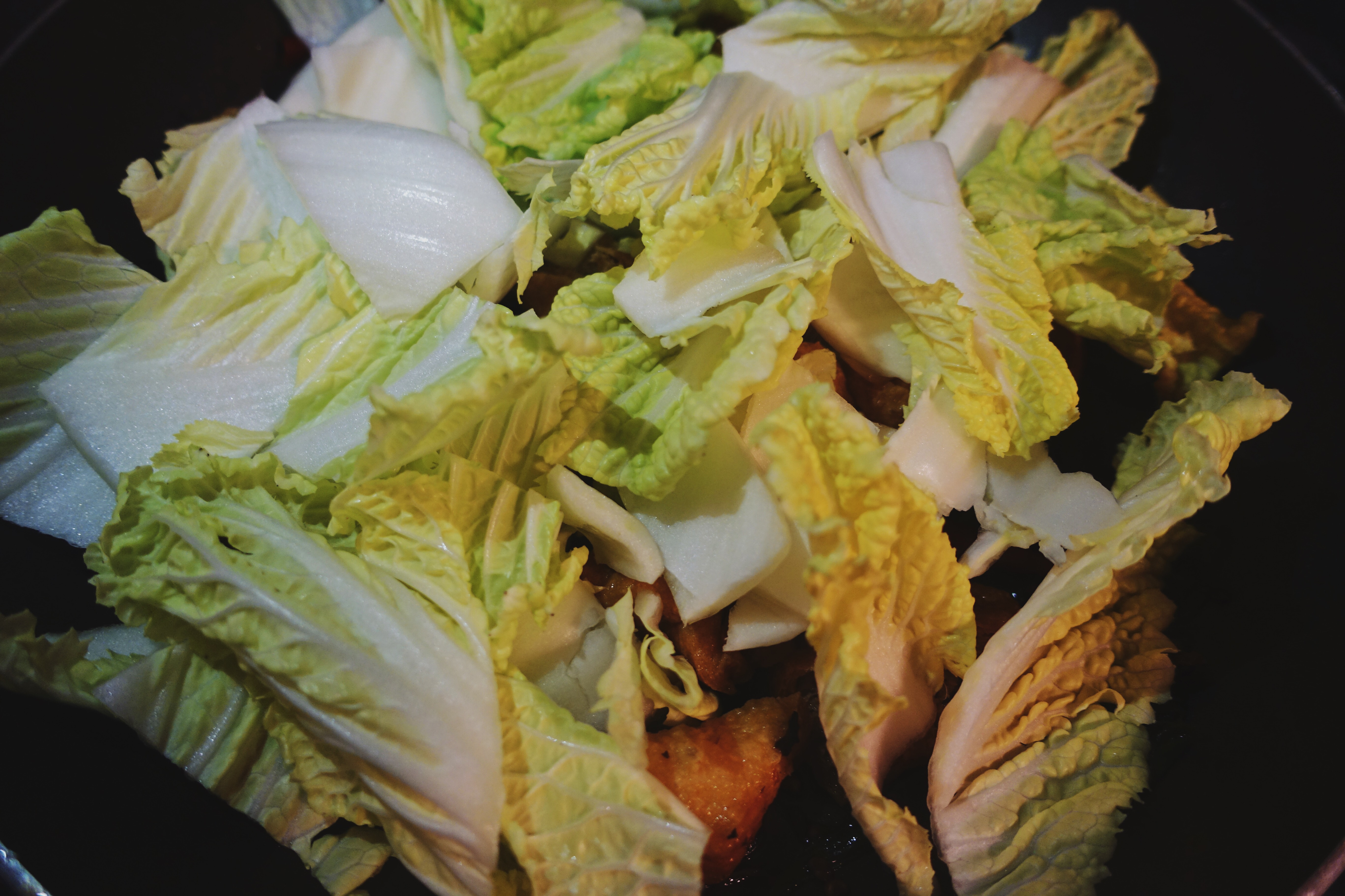 川香豆泡炖白菜的做法 步骤6