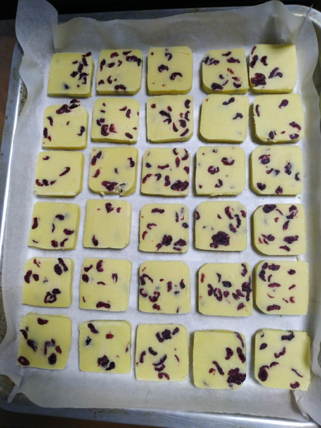 低糖少油版蔓越莓饼干