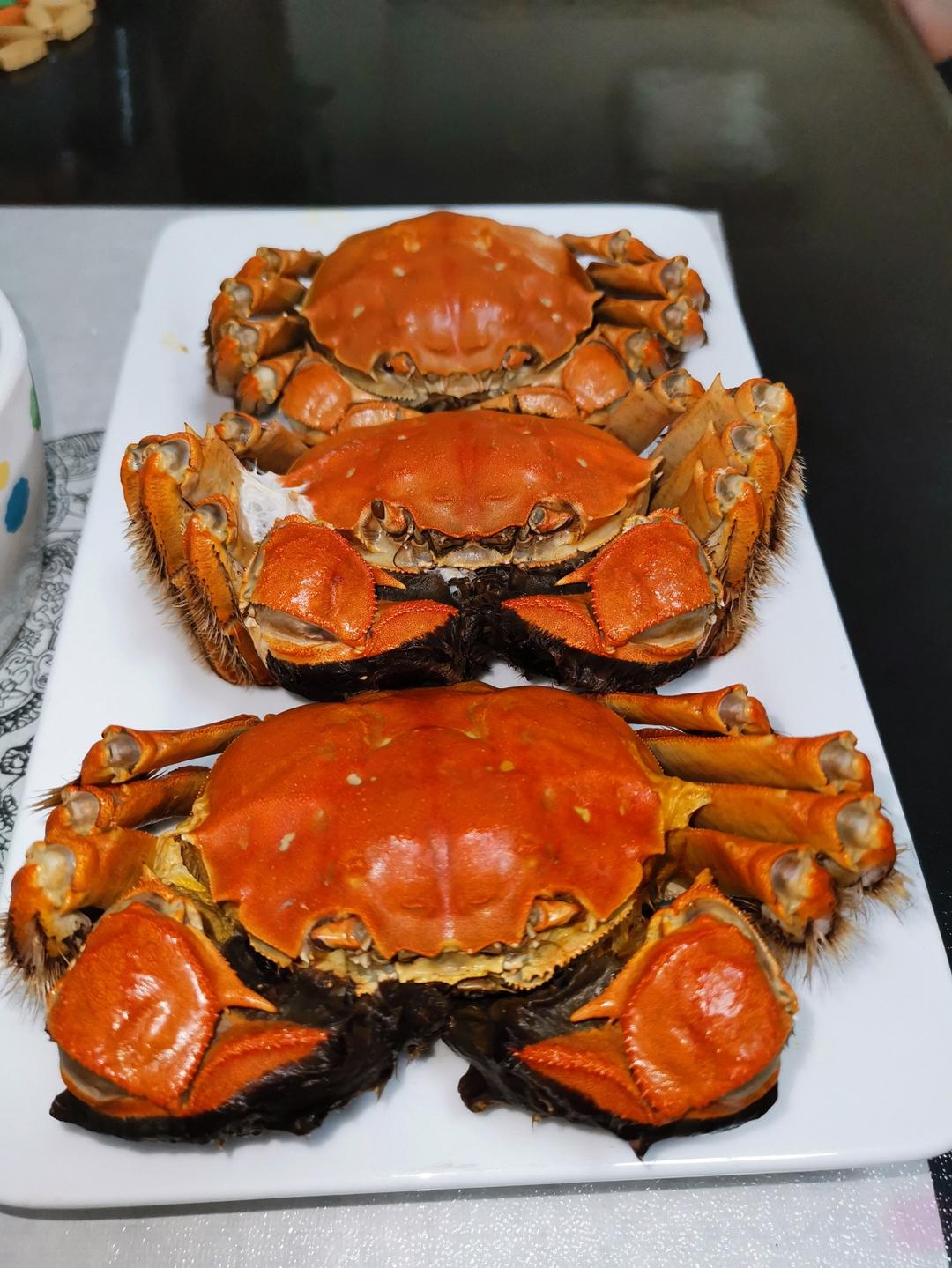 清蒸大闸蟹