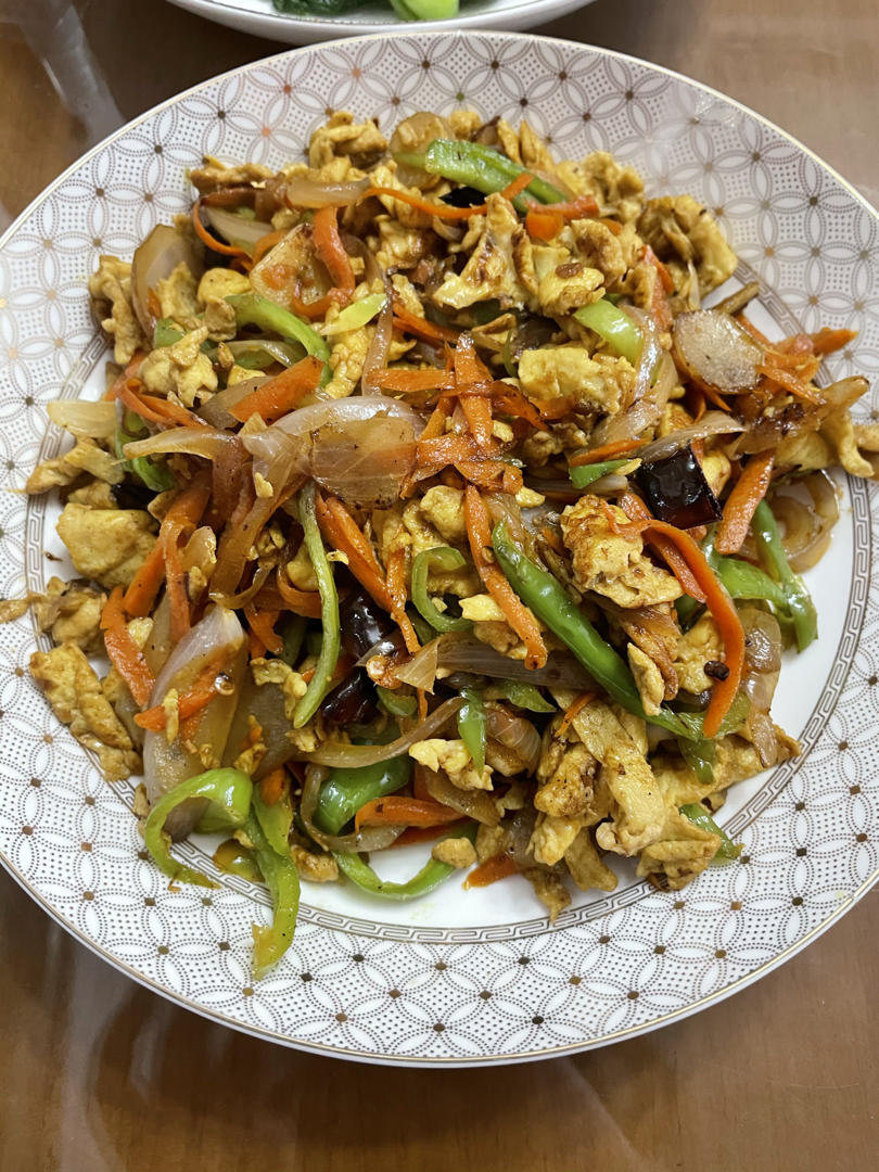 洋葱炒鸡蛋