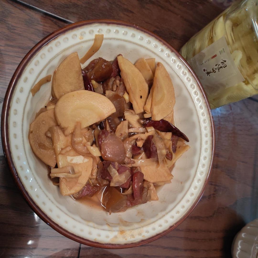 冬笋炒腊肉（大山里的味道）