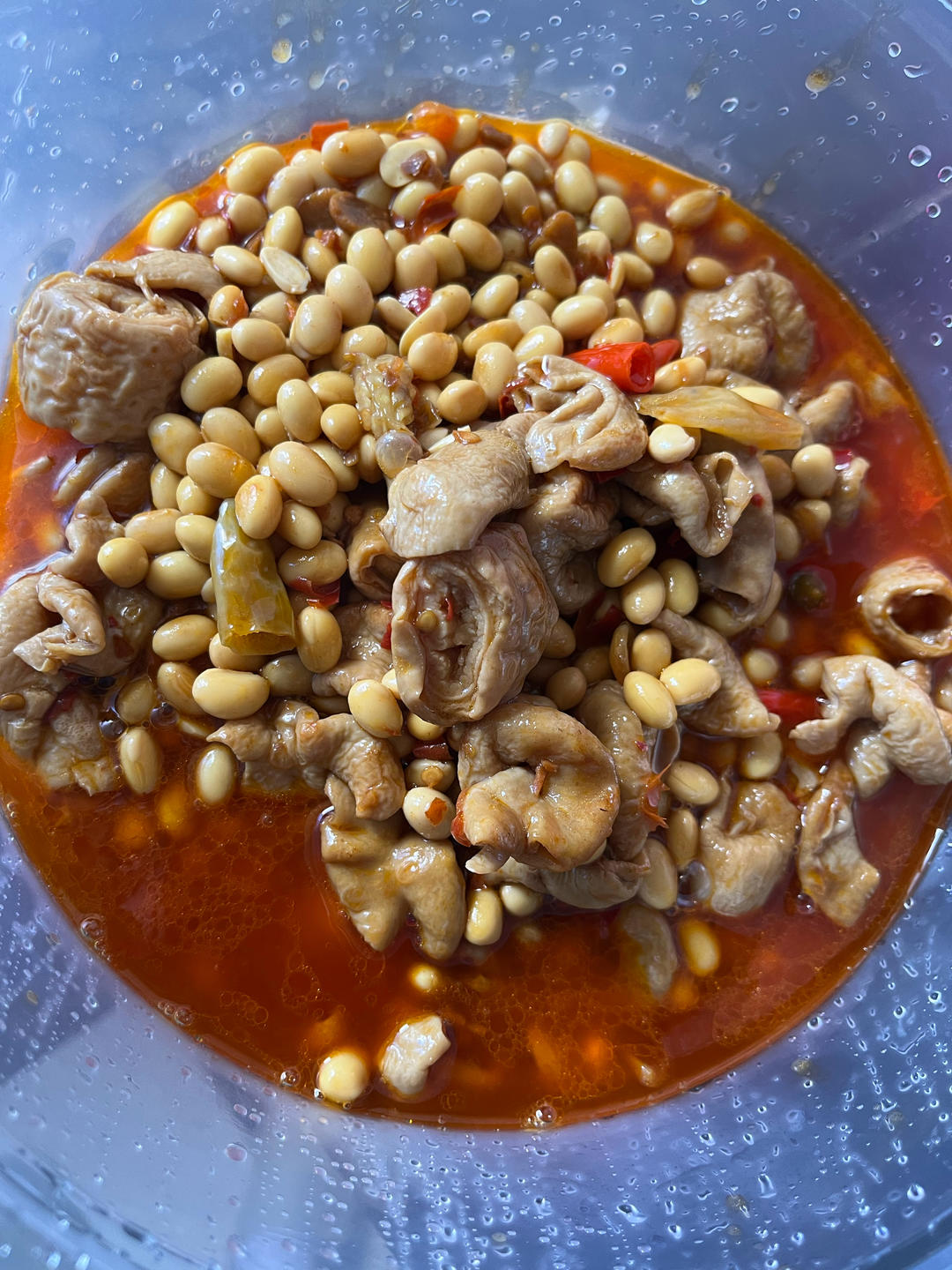 川味黄豆烧肥肠