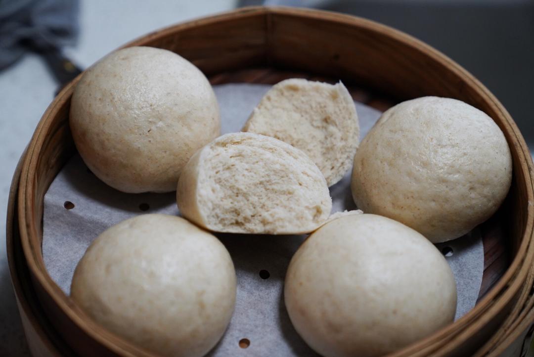 老面戗面白馒头