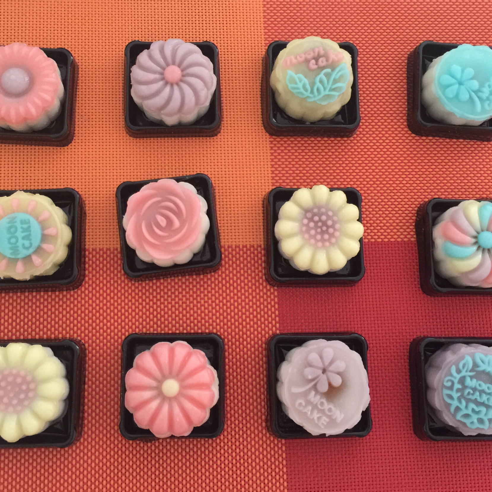 冰皮月饼（椰浆皮豆沙馅）