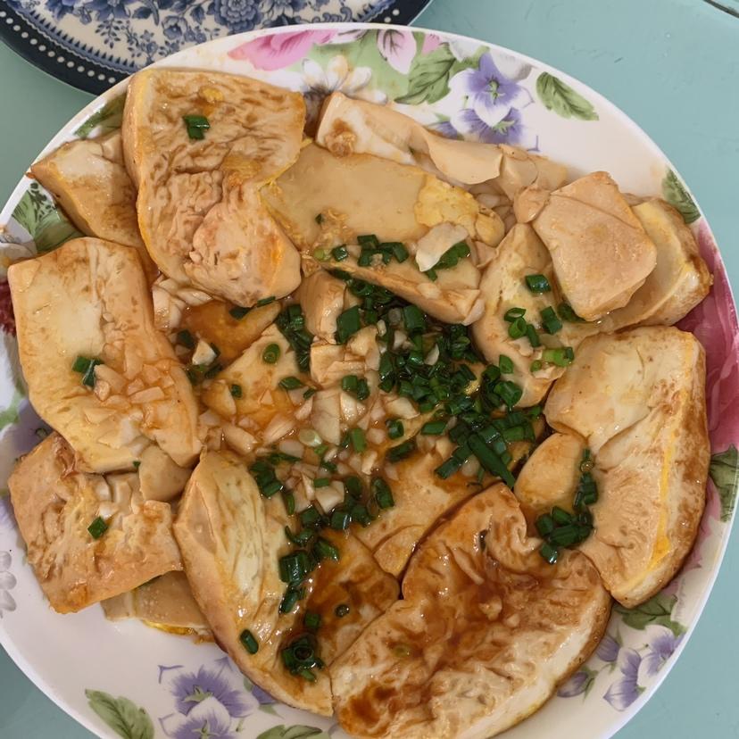 蚝油嫩豆腐