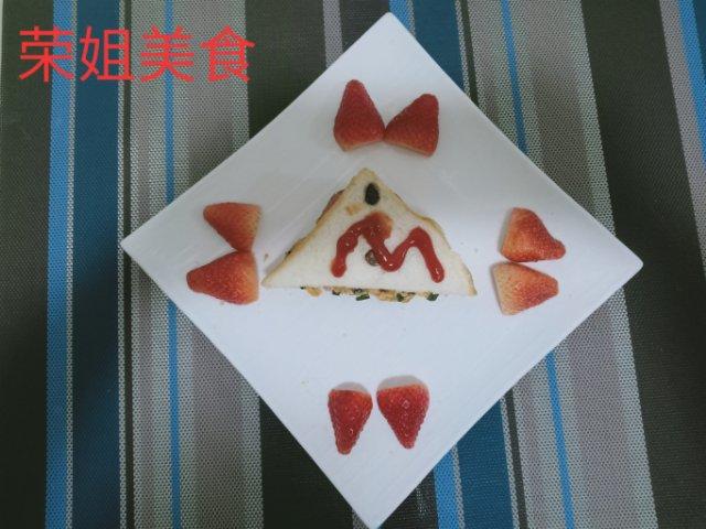 好吃的奶酪三明治