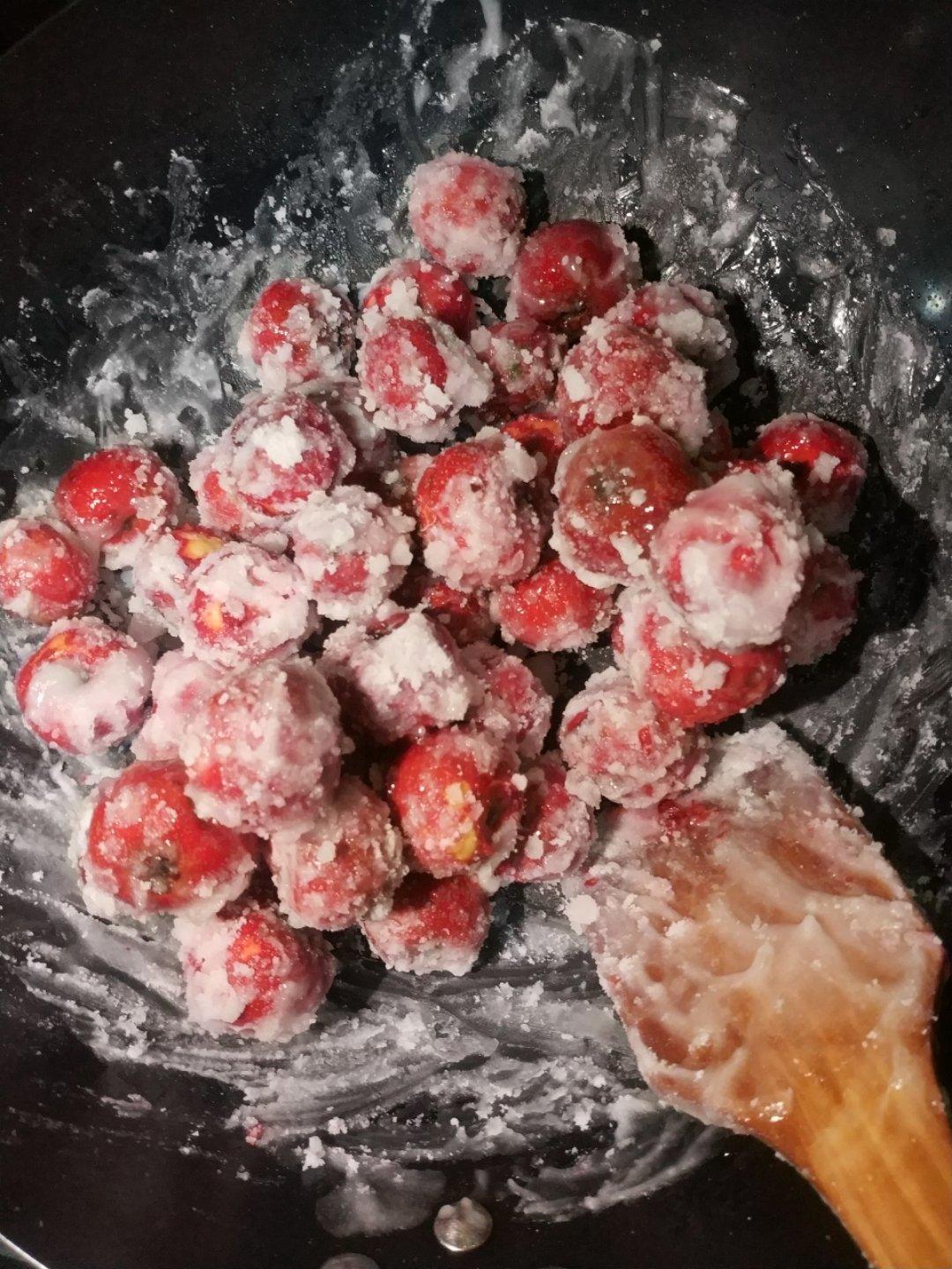 雪花山楂球