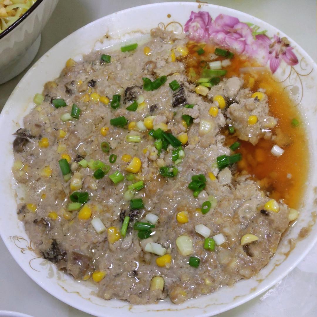 香菇蒸肉饼