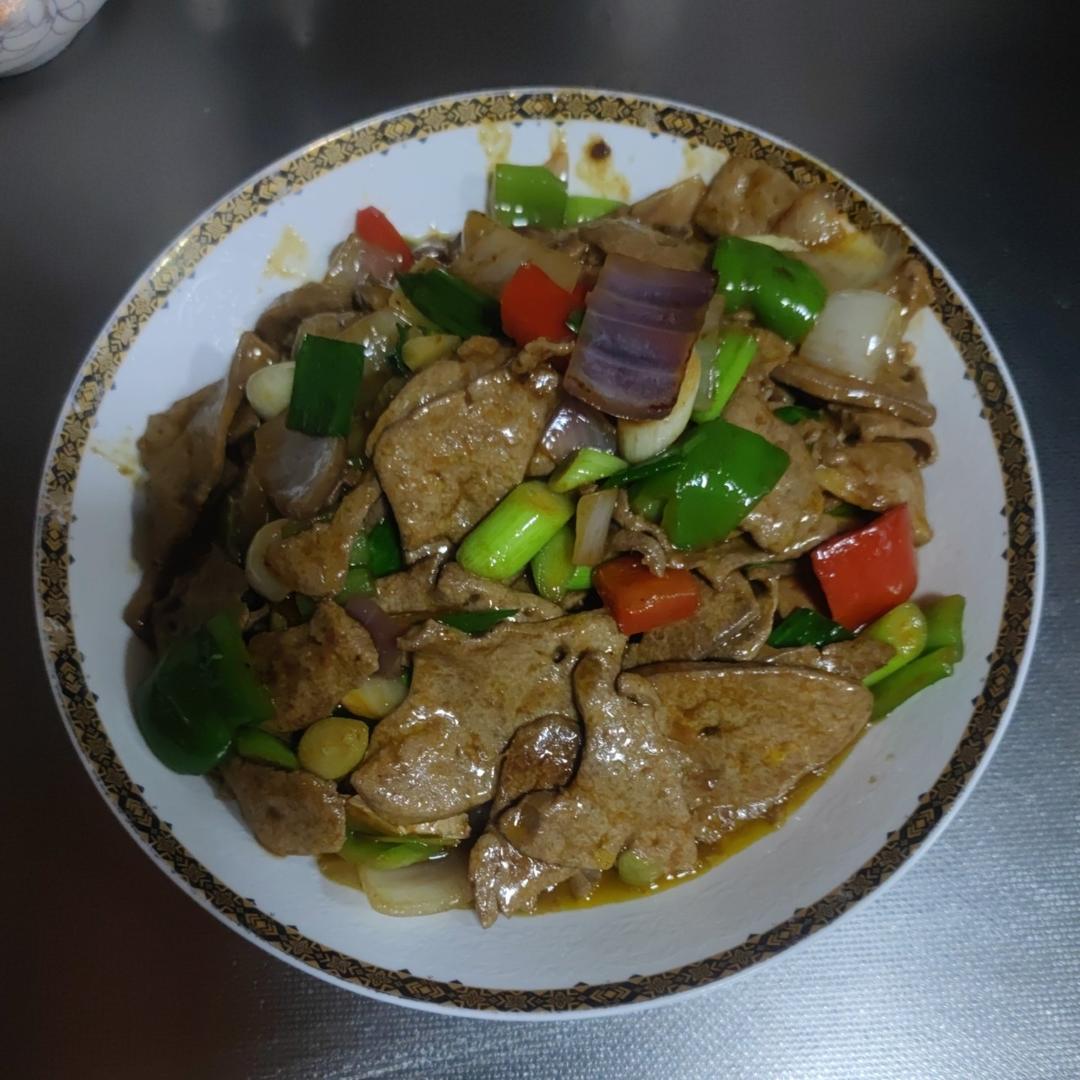 嫩炒猪肝