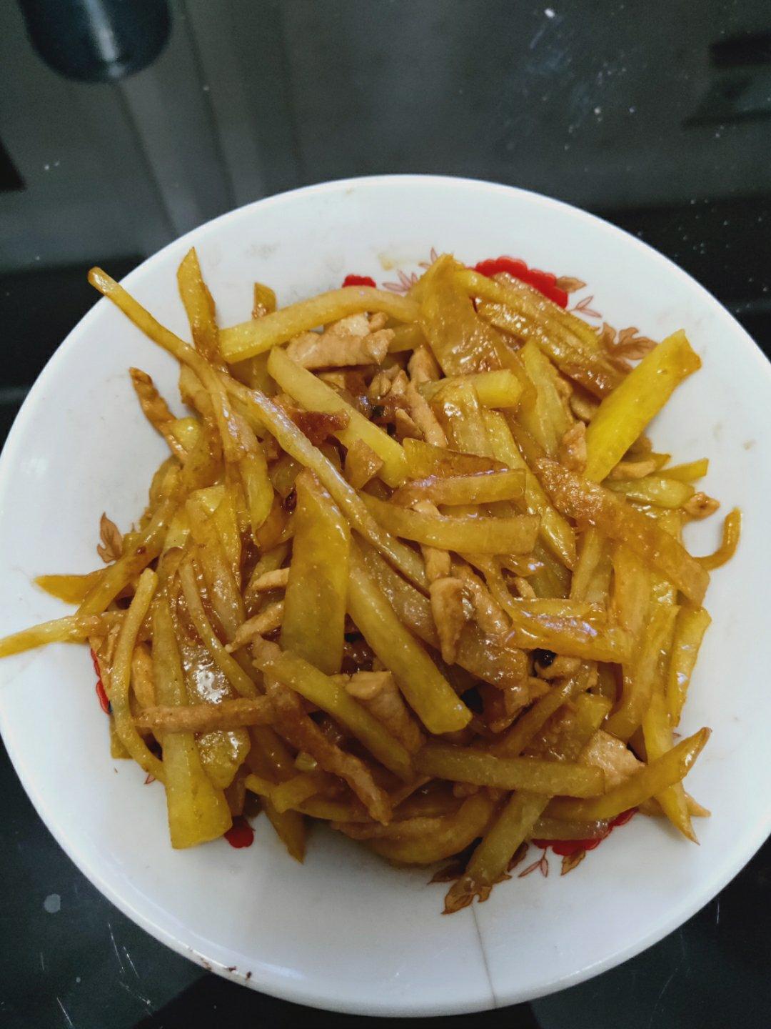 土豆炒肉丝