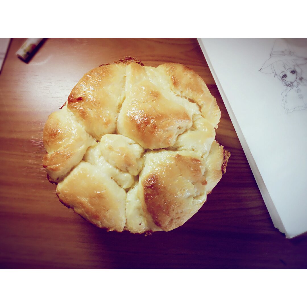 日式香浓炼乳面包